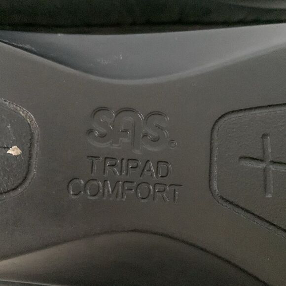 SAS Chrissy Gray Brushed Leather Slip-On Comfort Flat Loafer Size 9.5M - Picture 8 of 9